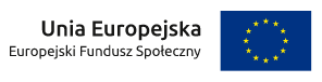 Logo Unia Europejska Europejski Fundusz Społeczny