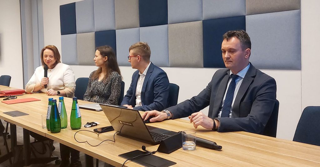 Przedstawiciele KIDL, na pierwszym planie Mariusz Nakielski
