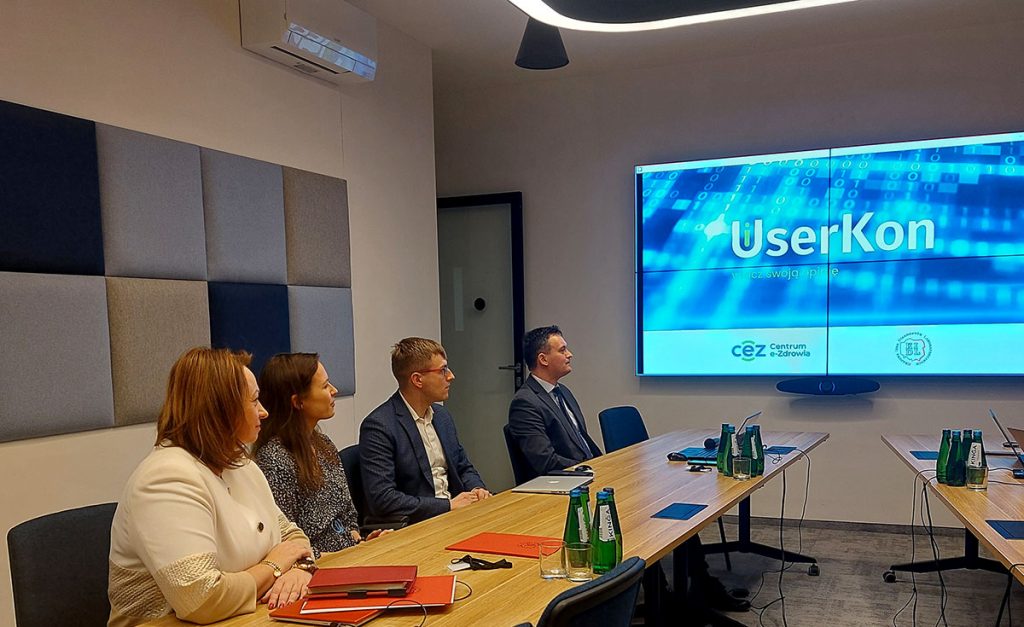 Przedstawiciele KIDL na spotkaniu w Centrum e-Zdrowia