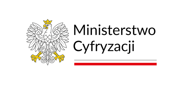 Godło Polski i logo Ministerstwa Cyfryzacji