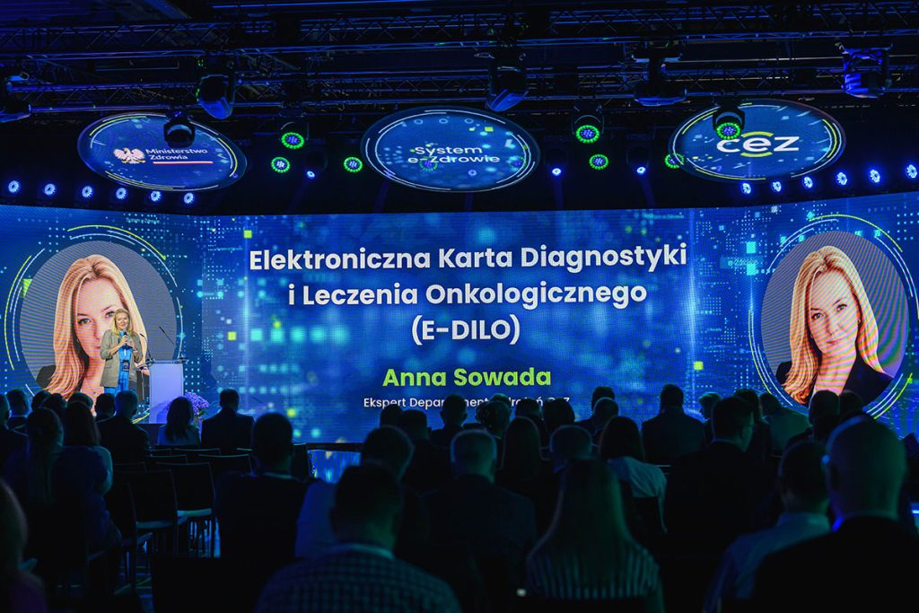 Wystąpienie Anny Sowady, slajd e-DILO